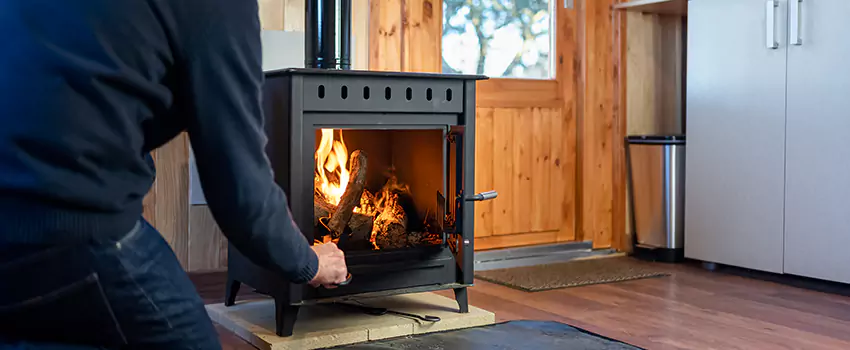 Open Hearth Wood Fireplace Installation in South Jordan, UT